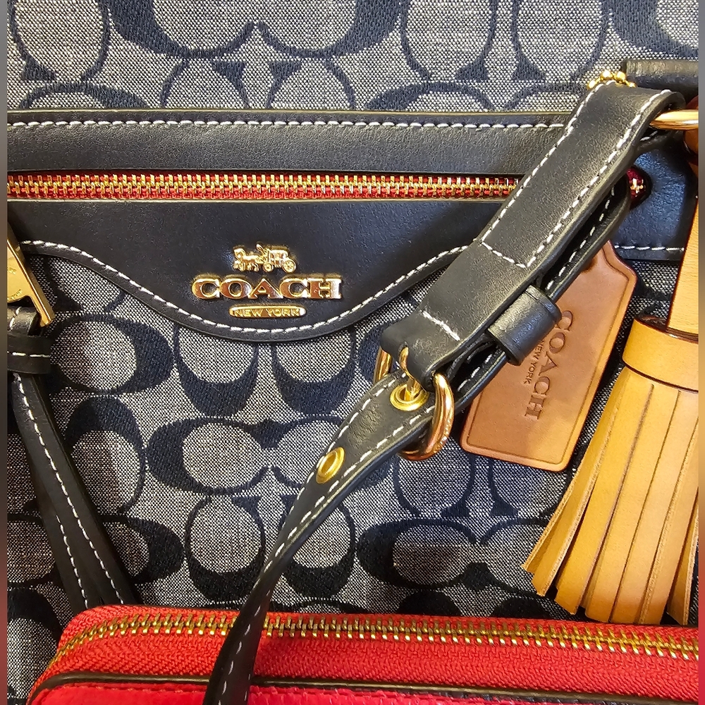 Coach Denim Purse and Wallet - Picture 2 of 15